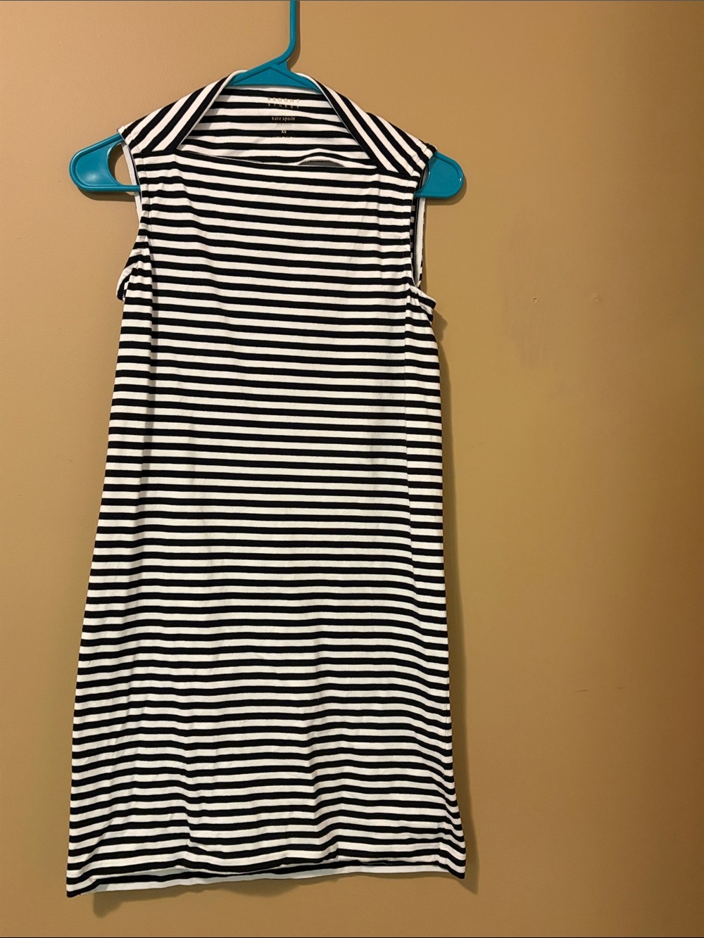 Kate Spade New York Broome Street Stripe Everyday Shift Black White Dress XS